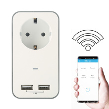 WiFi Smart Home Plug 16A Works with Alexa Echo Google Home with Power Meter